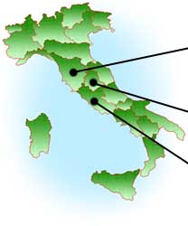 Vakantiewoningen met zwembad in Umbrie, Toscane en Lazio